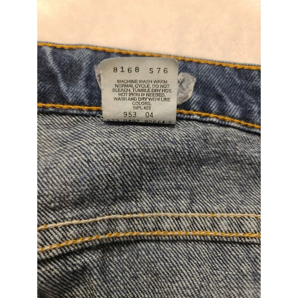 Levis 550 Jeans Men's 29x29 Relaxed Fit‎ Tapered Leg Denim Blue Vintage NWOT